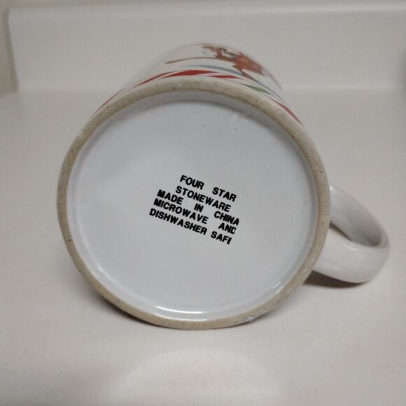 🦌 🎄Cute Reindeer Mug Christmas Coffee Cup Candy Cane Holiday Ceramic Cozy 🎁 - Picture 5 of 15